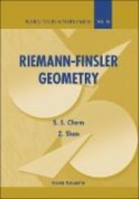 Produktbild: Riemann-Finsler Geometry