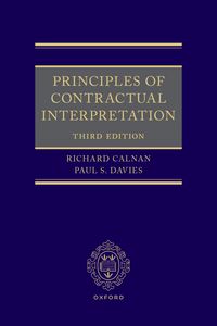Produktbild: Principles of Contractual Interpretation
