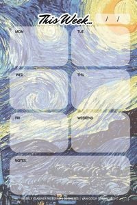 Produktbild: Weekly Planner Notepad