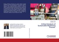 Produktbild: Critical Analysis of Sustainable Machining Process