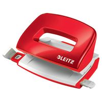 Produktbild: Leitz 50601026 B&uuml;rolocher Rot-Wei&szlig; 10 Bl. (80 g/m&sup2;)