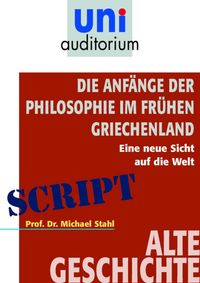 Produktbild: Die Anf&auml;nge der Philosophie im fr&uuml;hen Griechenland
