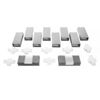 Produktbild: HTI-Living Beetumrandung Nessa Solar, Brick, 10teilig, grau