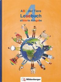Produktbild: ABC der Tiere 4 &ndash; Lesebuch, silbierte Ausgabe