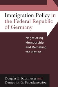 Produktbild: Immigration Policy in the Federal Republic of Germany