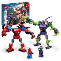 LEGO Marvel 76219 Spider-Mans und Green Goblins Mech-Duell Figuren-Set 