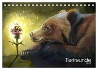 Produktbild: Tierfreunde (Tischkalender 2027 DIN A5 quer), CALVENDO Monatskalender