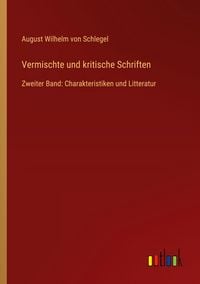 Produktbild: Vermischte und kritische Schriften