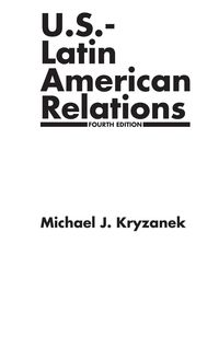 Produktbild: U.S.-Latin American Relations