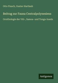 Produktbild: Beitrag zur Fauna Centralpolynesiens