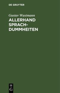 Produktbild: Allerhand Sprachdummheiten