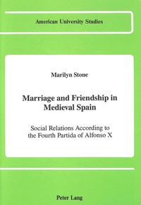 Produktbild: Marriage and Friendship in Medieval Spain