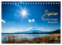 Produktbild: Japan - Schreine, Tempel, Metropolen (Tischkalender 2026 DIN A5 quer), CALVENDO Monatskalender