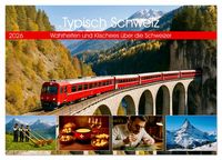 Produktbild: Typisch Schweiz (Wandkalender 2026 DIN A3 quer), CALVENDO Monatskalender