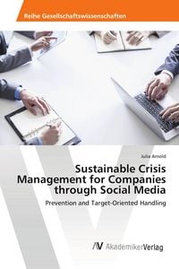 Produktbild: Sustainable Crisis Management for Companies through Social Media