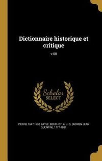 Produktbild: Dictionnaire historique et critique; v.08