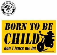Bild vom Artikel Kids at work: Schild Born to be Child 25x15 vom Autor 