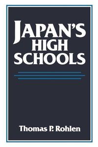 Produktbild: Rohlen, T: Japans High Schools