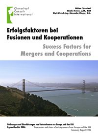 Produktbild: Erfolgsfaktoren f&uuml;r Fusionen und Kooperationen