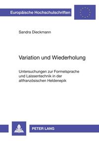 Produktbild: Variation und Wiederholung