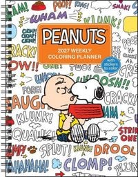 Produktbild: Peanuts(r) 2027 Monthly/Weekly Coloring Calendar with Stickers to Color