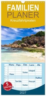 Produktbild: Familienplaner 2027 - Kreuzfahrtpiraten mit 5 Spalten (Wandkalender, 21 x 45 cm) CALVENDO