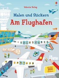 Produktbild: Malen und Stickern: Am Flughafen
