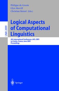 Produktbild: Logical Aspects of Computational Linguistics