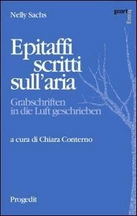 Produktbild: Epitaffi scritti sull'aria. Ediz. italiana e tedesca
