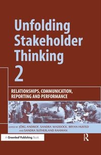 Produktbild: Unfolding Stakeholder Thinking 2