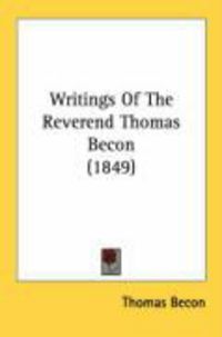 Produktbild: Writings of the Reverend Thomas Becon (1849)