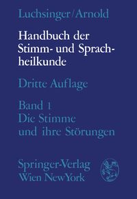 Produktbild: Handbuch der Stimm- und Sprachheilkunde