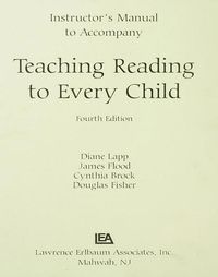 Produktbild: Instructor's Manual to Accompany Teaching Reading to Every Child
