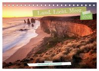 Produktbild: Land. Licht. Meer. (Tischkalender 2026 DIN A5 quer), CALVENDO Monatskalender
