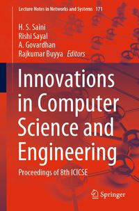 Produktbild: Innovations in Computer Science and Engineering