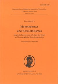 Produktbild: Monotheismus und Kosmotheismus