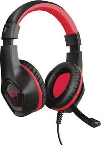Bild vom Artikel Trust GXT404R Rana Gaming Over Ear Headset kabelgebunden Stereo Schwarz, Rot Mikrofon-Rauschunterdrückung Lautstärkeregelung, Mikrofon-Stummschaltun vom Autor 