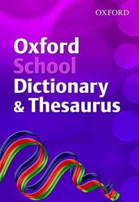 Produktbild: Oxford School Dictionary and Thesaurus