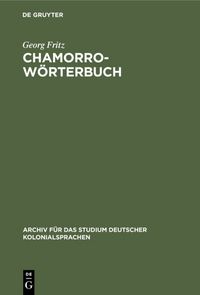 Produktbild: Chamorro-W&ouml;rterbuch