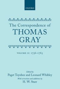 Produktbild: Correspondence Of Thomas Gray