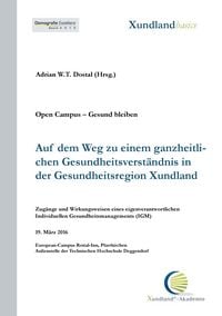 Produktbild: Auf dem Weg zu einem ganzheitlichen Gesundheitsverst&auml;ndnis in der Gesundheitsregion Xundland