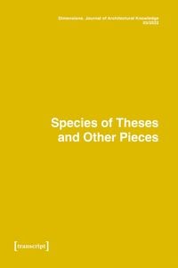Produktbild: Dimensions. Journal of Architectural Knowledge