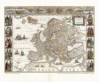 Bild vom Artikel Blaeu, W: Historische Karte: Europa (1635) 1657 [gerollt] vom Autor Willem Janszoon Blaeu