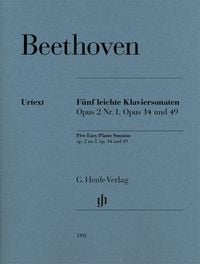 Produktbild: Ludwig van Beethoven - F&uuml;nf leichte Klaviersonaten