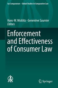 Produktbild: Enforcement and Effectiveness of Consumer Law