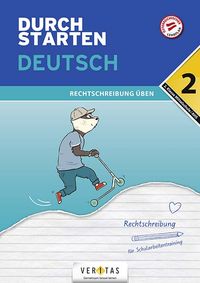 Produktbild: Durchstarten Deutsch 2. Klasse Mittelschule/AHS Rechtschreibung &uuml;ben
