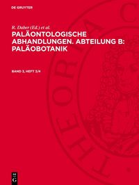 Produktbild: Pal&auml;ontologische Abhandlungen. Abteilung B: Pal&auml;obotanik