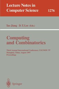 Produktbild: Computing and Combinatorics