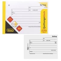 Produktbild: Idena Quittung DIN A6 quer 2x40 Blatt