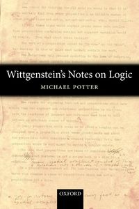 Produktbild: Wittgenstein's Notes on Logic